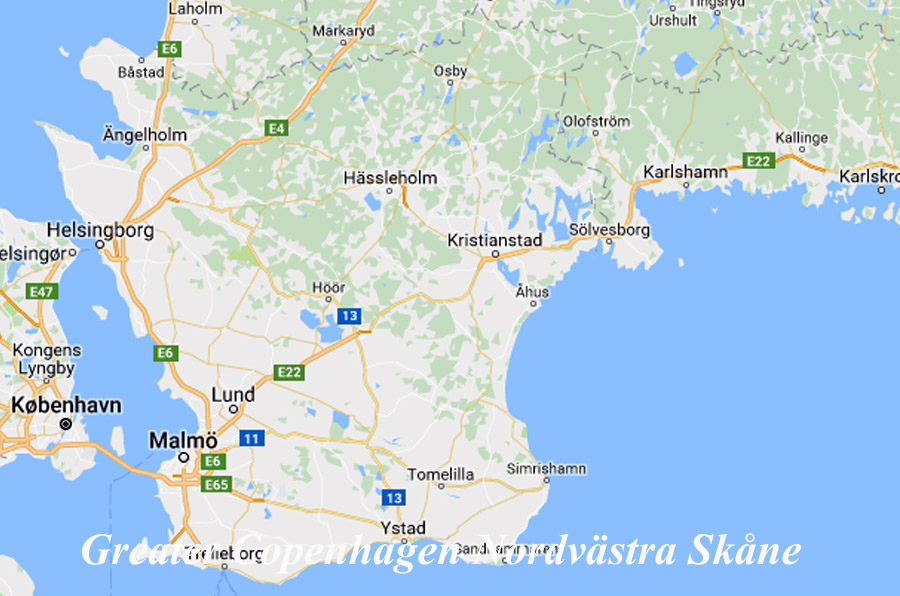 Karta Södra Sverige | Karta